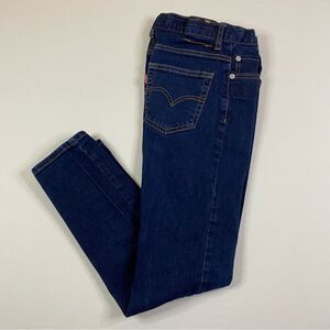 Levi's 502‎ Jeans Women's 25x26 Dark Denim Regular Taper Mid Rise Casual